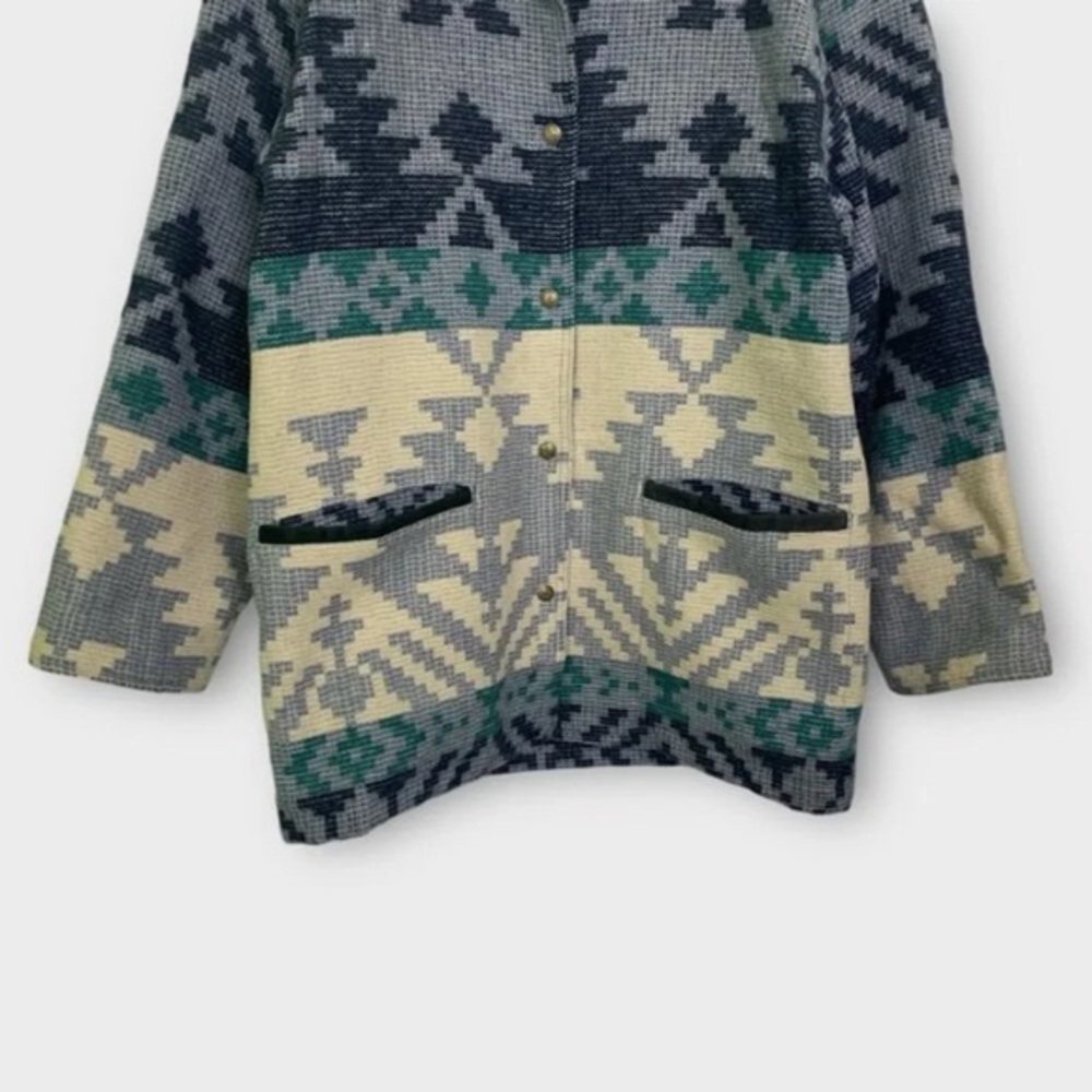 Vintage Woolrich  Aztec Blanket Coat Barn Jacket - Picture 2 of 11